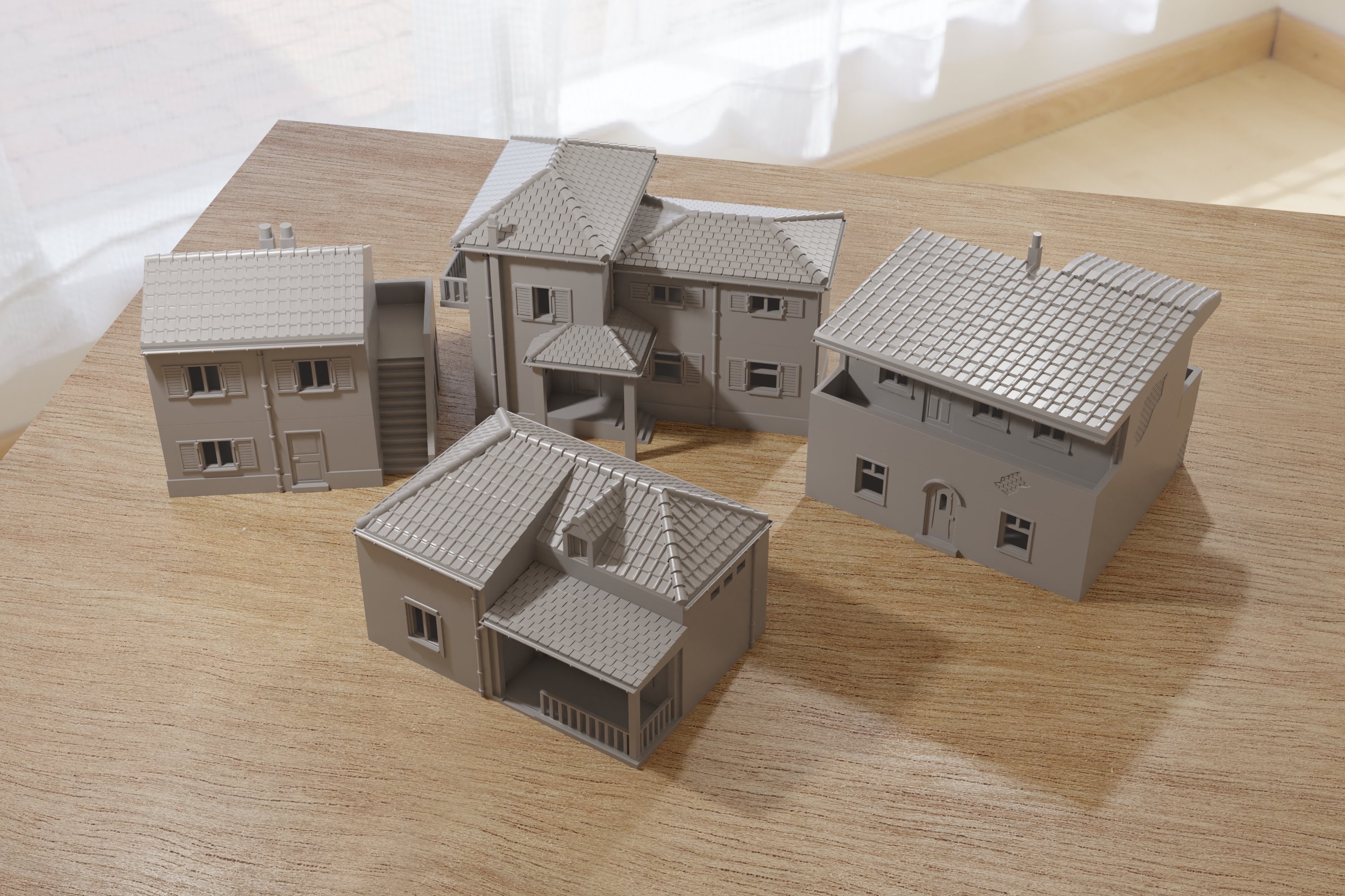 Italian Village Set - WW2 Wargaming Terrain